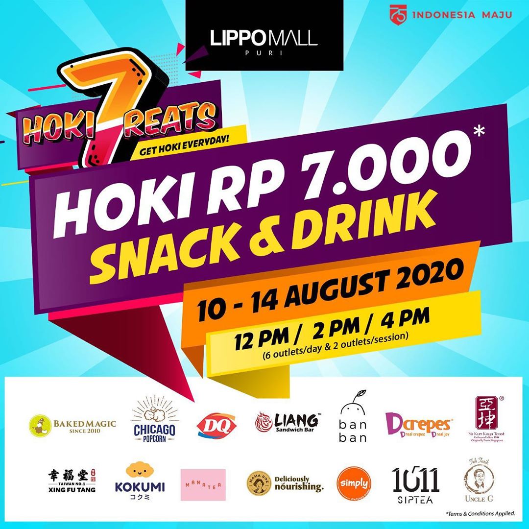 Hoki Treats Promo in lippo mall puri st. moritz